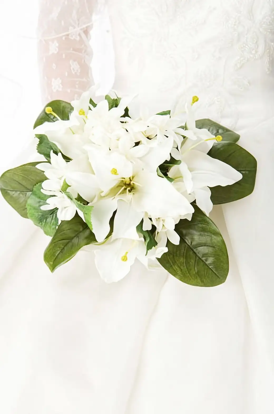 gardenia wedding bouquet close-up