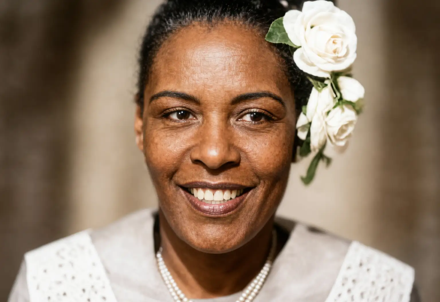 Billie Holiday gardenia hair