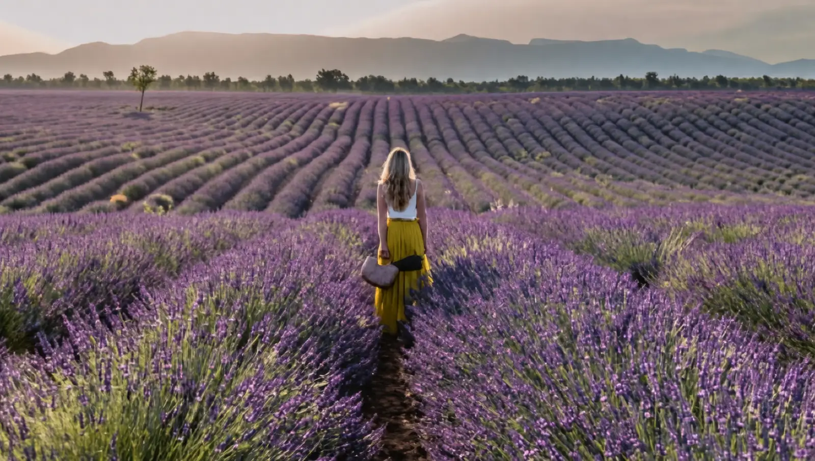 lavender fields Mediterranean coast