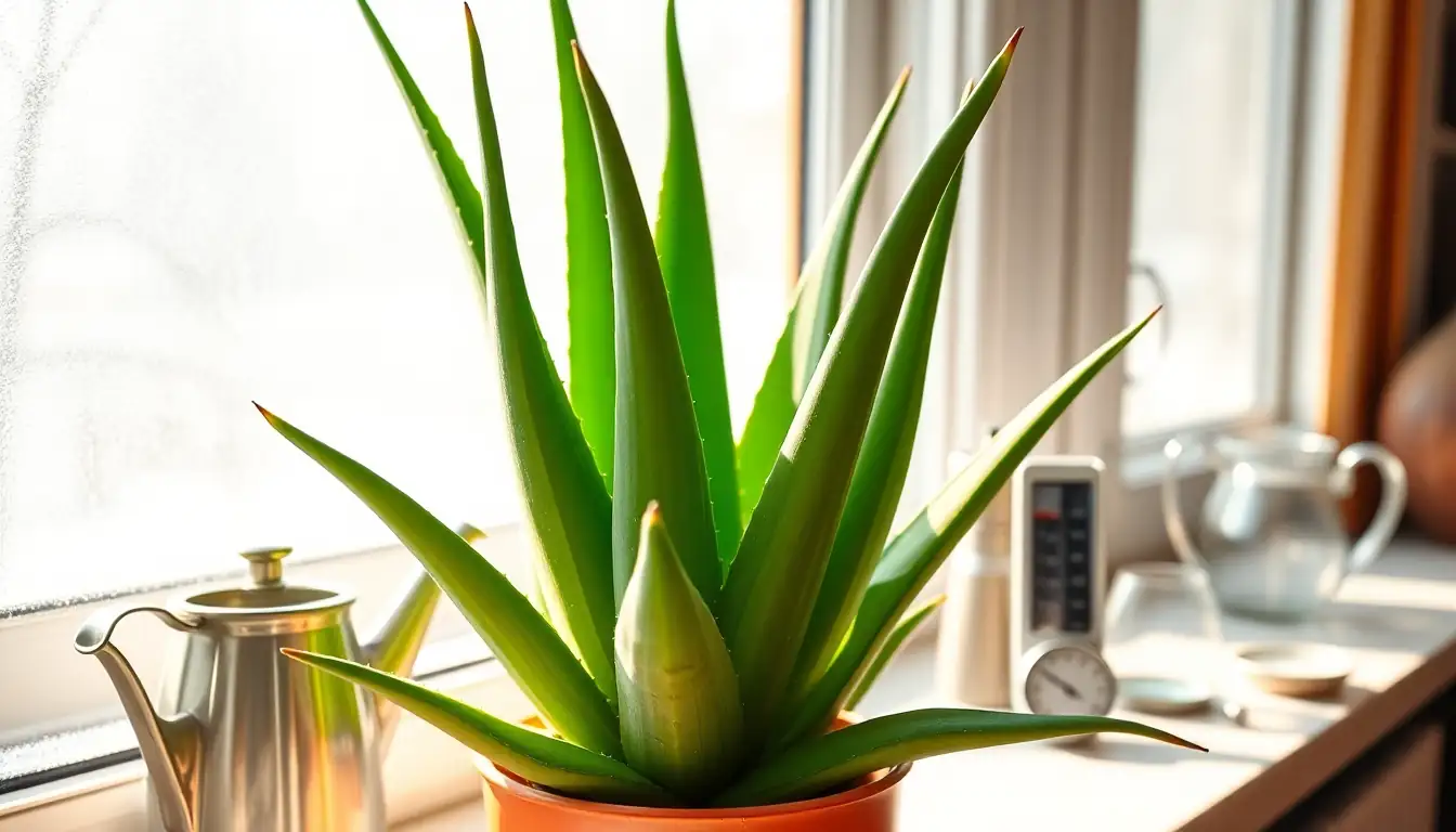 mealybugs on aloe vera leaves
