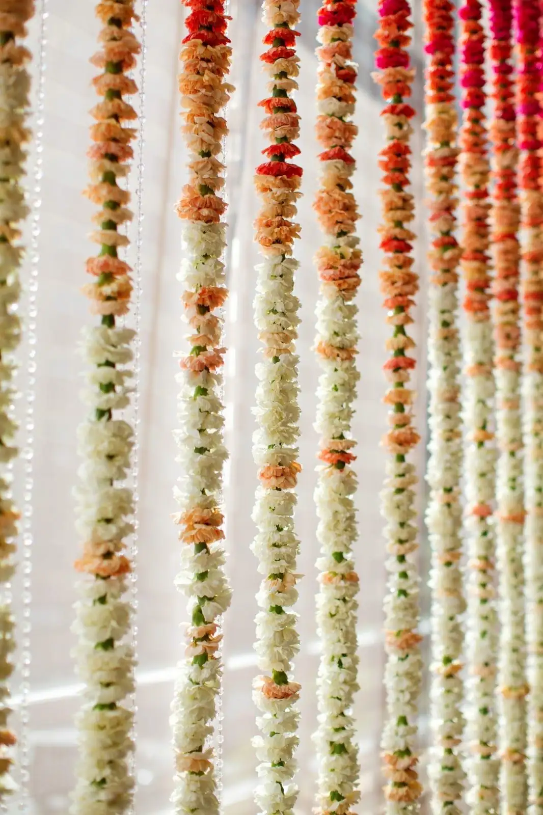 marigold garlands Indian wedding