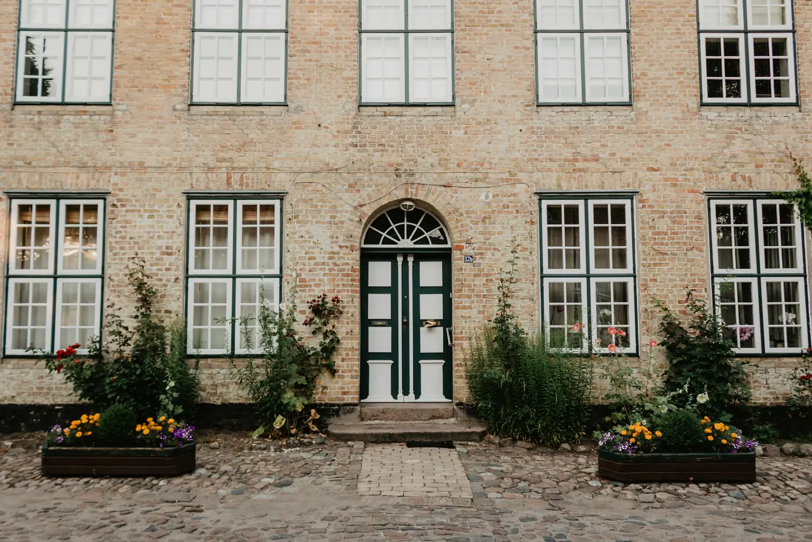 marigold planters front door
