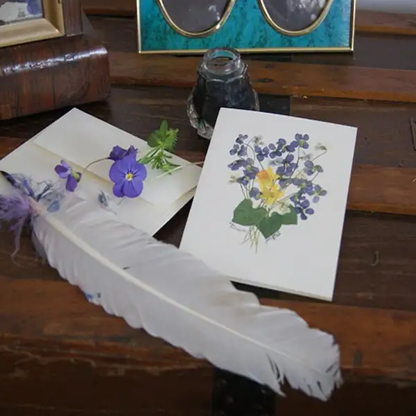 Parma violet Victorian nosegay