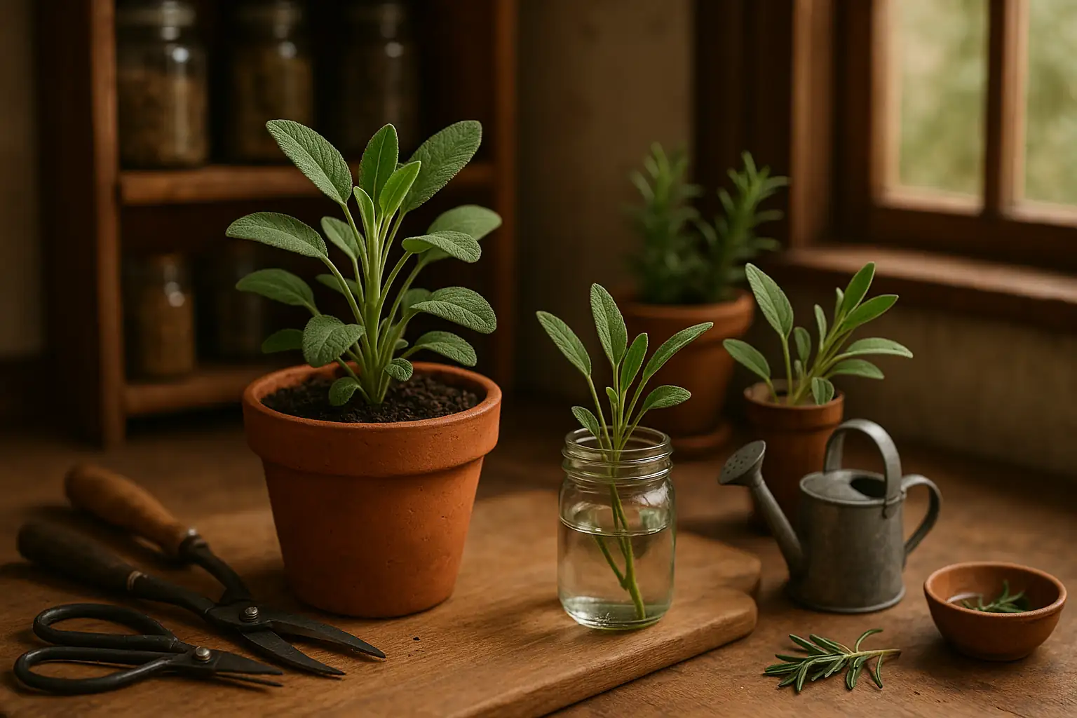 sage propagation tools flat lay