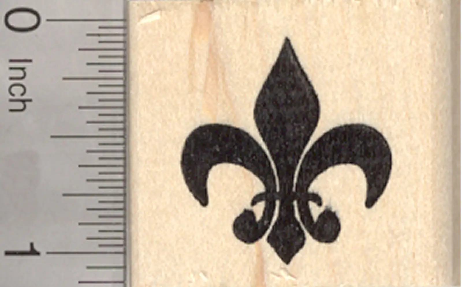 fleur-de-lis symbol with iris
