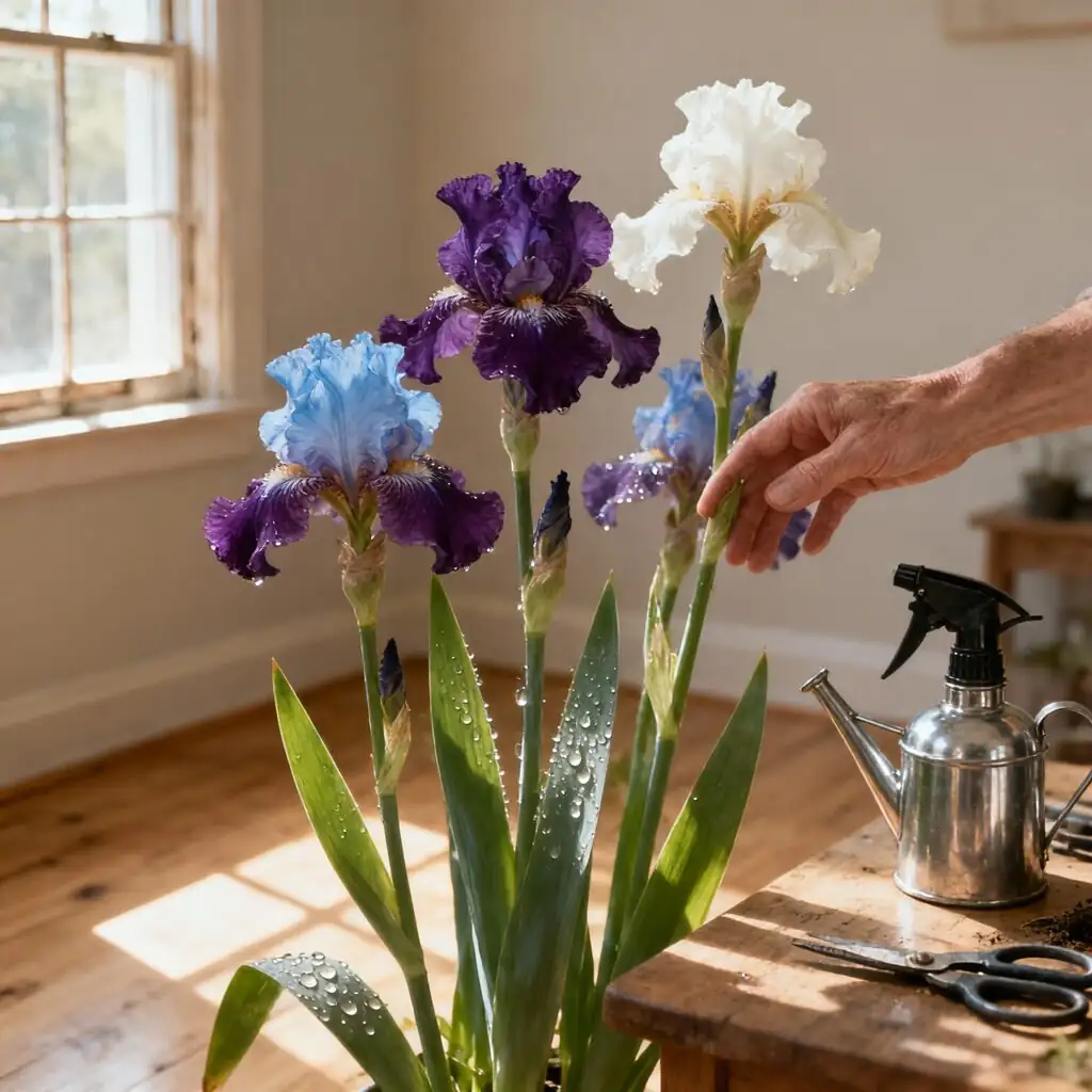 variety of iris colors