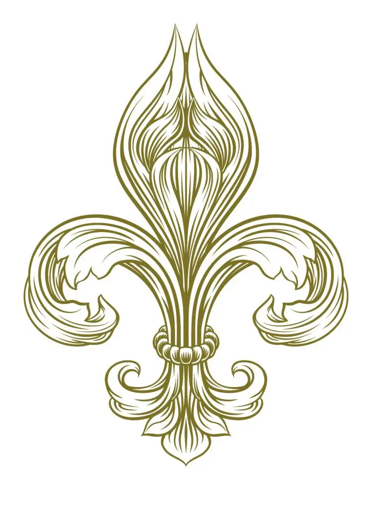 fleur-de-lis symbol in art