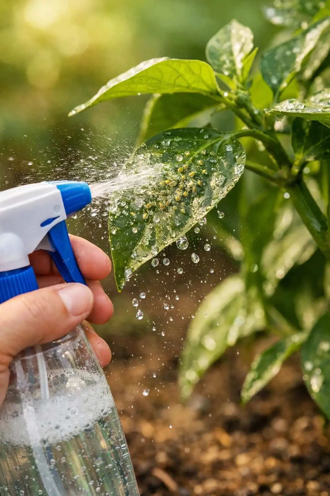 ornamental pepper leaf misting spray bottle