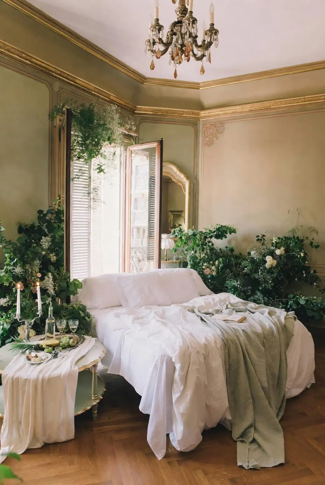 china doll plant bedroom soft light