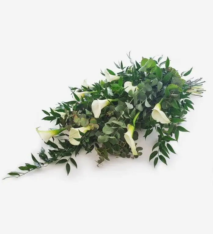 calla lily funeral sympathy arrangement