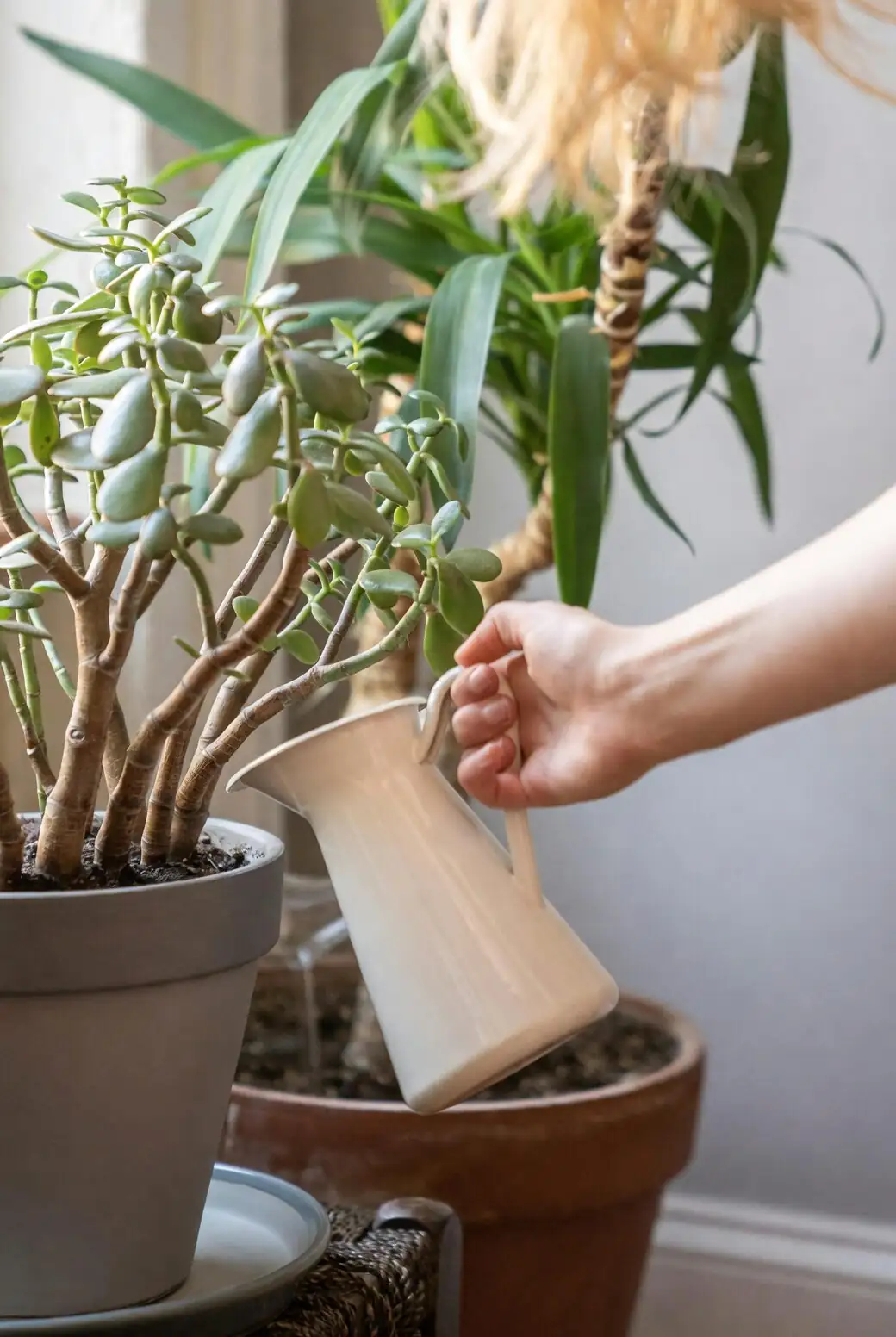 dwarf umbrella tree winter watering indoor
