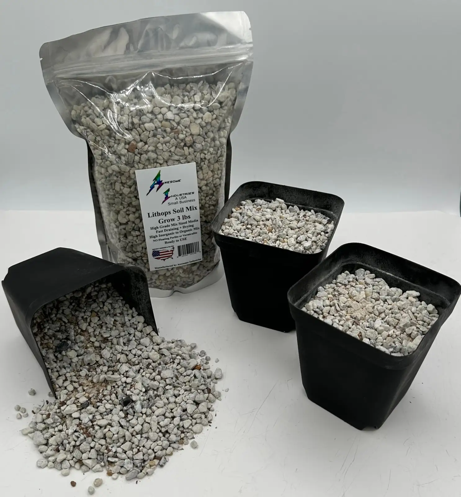 lithops potting mix pumice sand