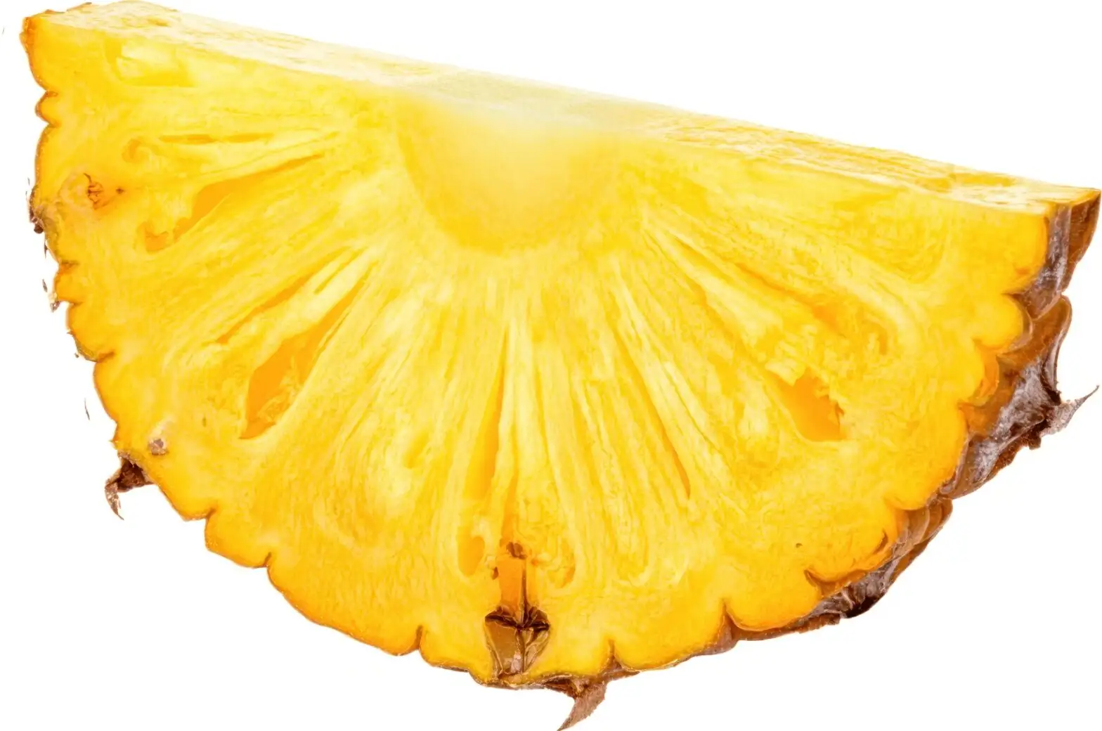 pineapple seedless flesh close-up
