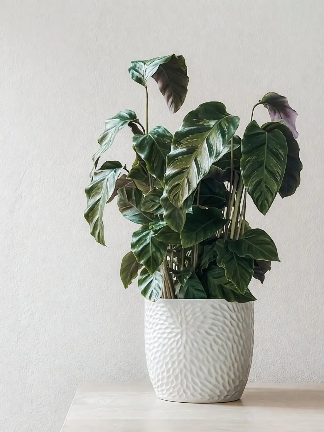rattlesnake plant watering pot