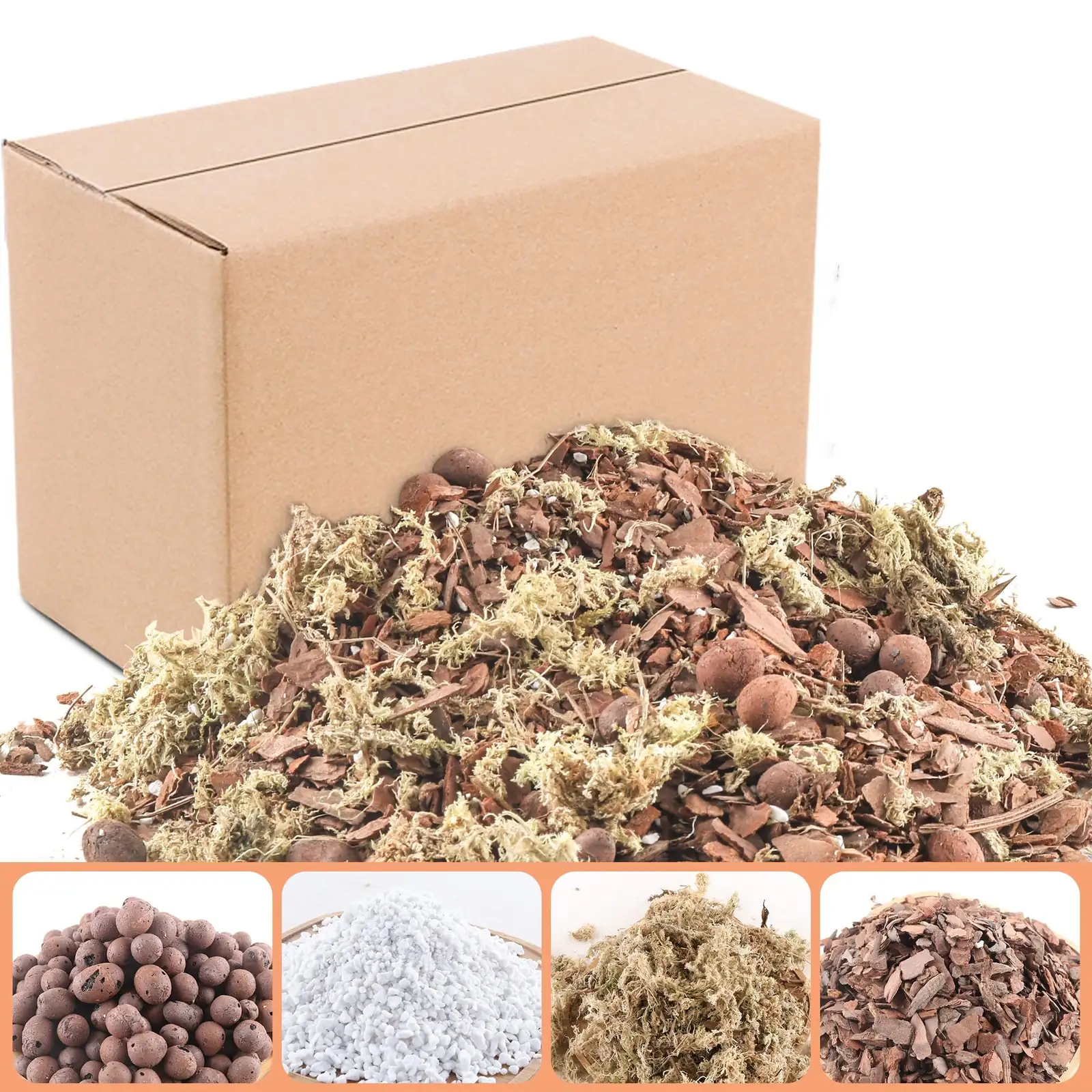 anthurium potting mix bark sphagnum