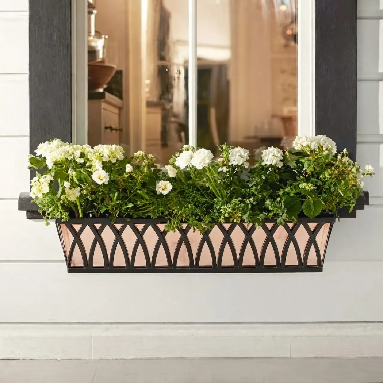 window box drainage layer pebbles
