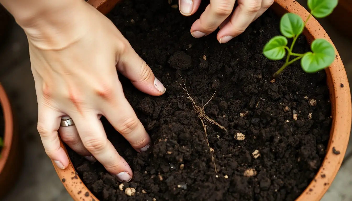 cryptanthus airy potting mix repotting