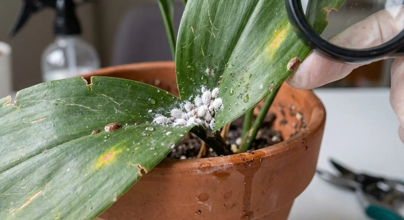 aspidistra mealybugs cottony clusters