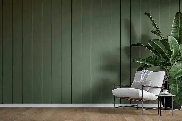 variegated aspidistra with green plants
