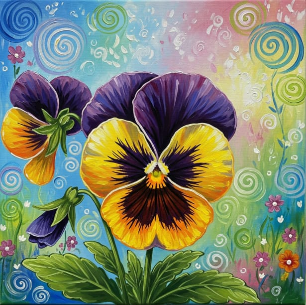 Bratek ogrodowy obraz 6