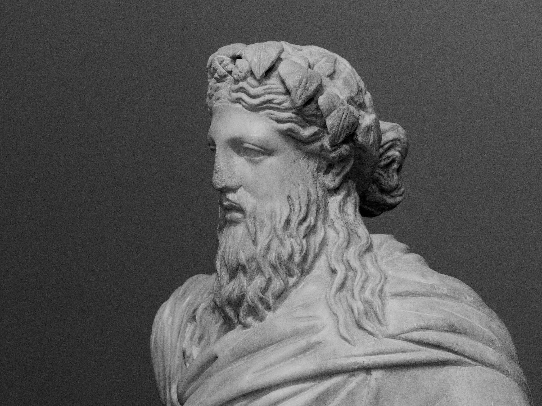 Dionysus with ivy wreath