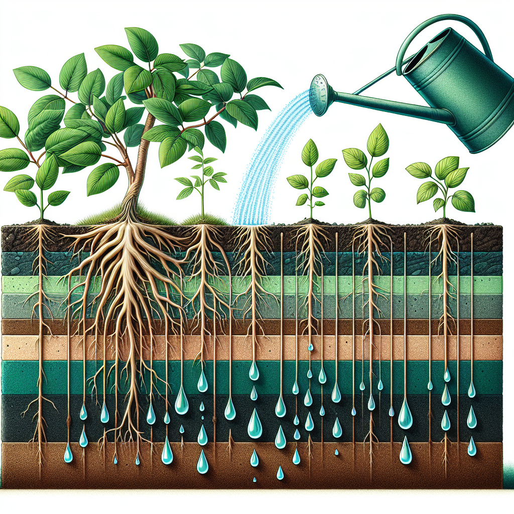 deep watering garden technique