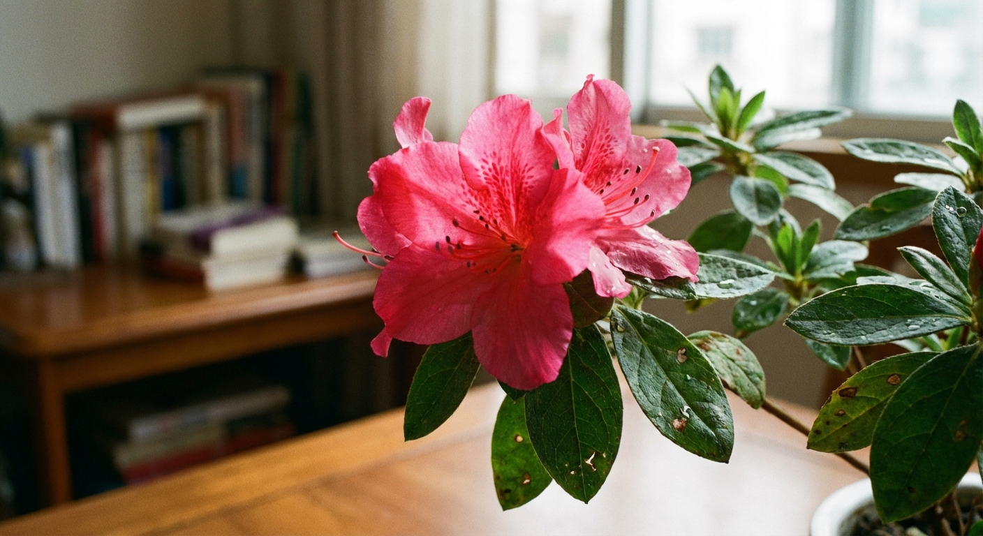 azalea plant close-up