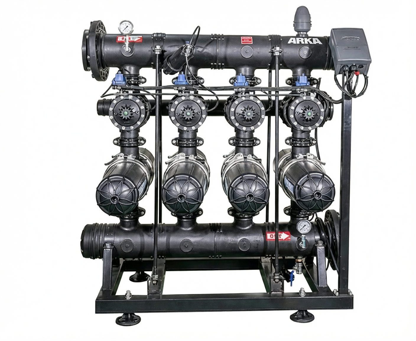 irrigation system filter cleaning