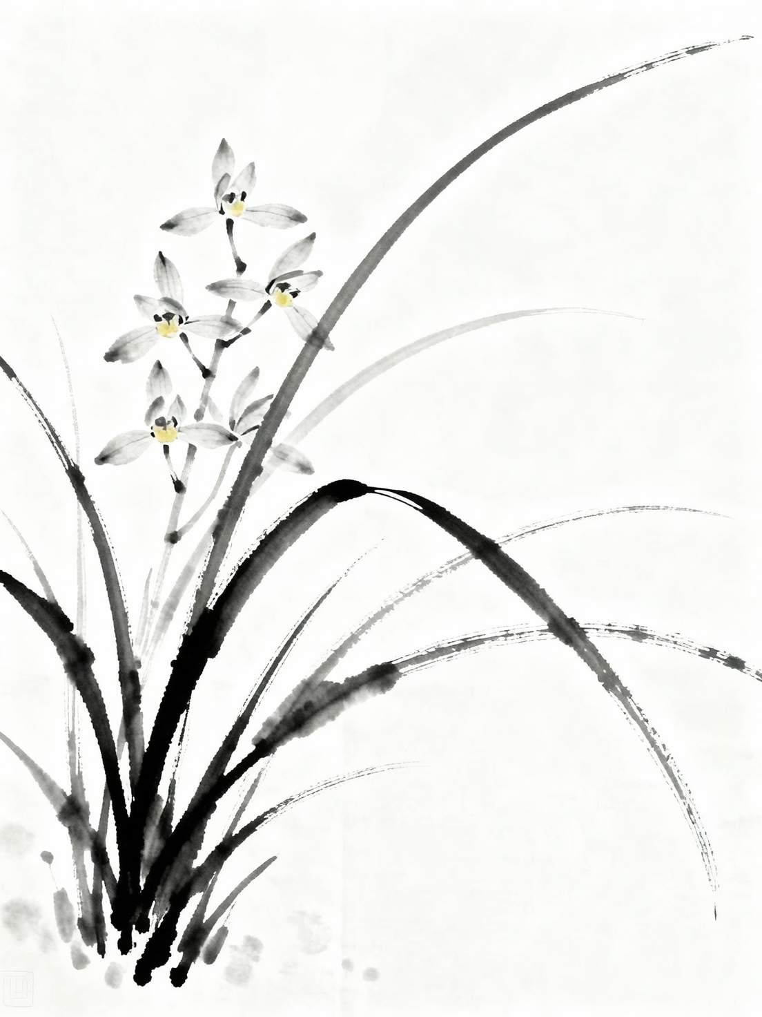 orchid in traditional Chinese art