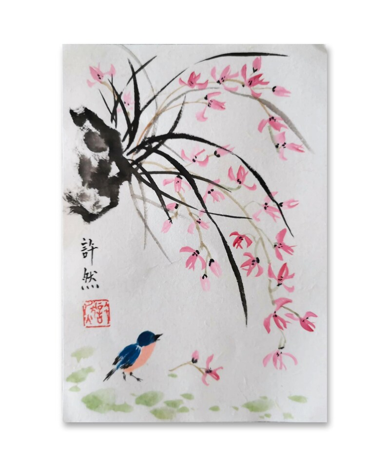 orchid in traditional Chinese painting