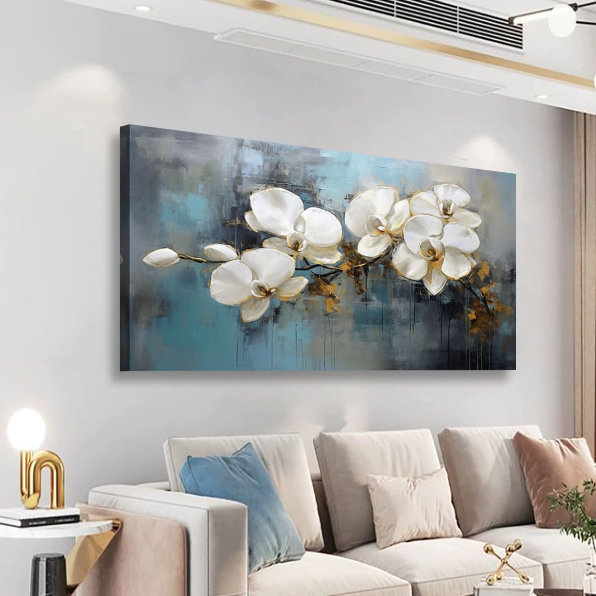 orchid home decor living room