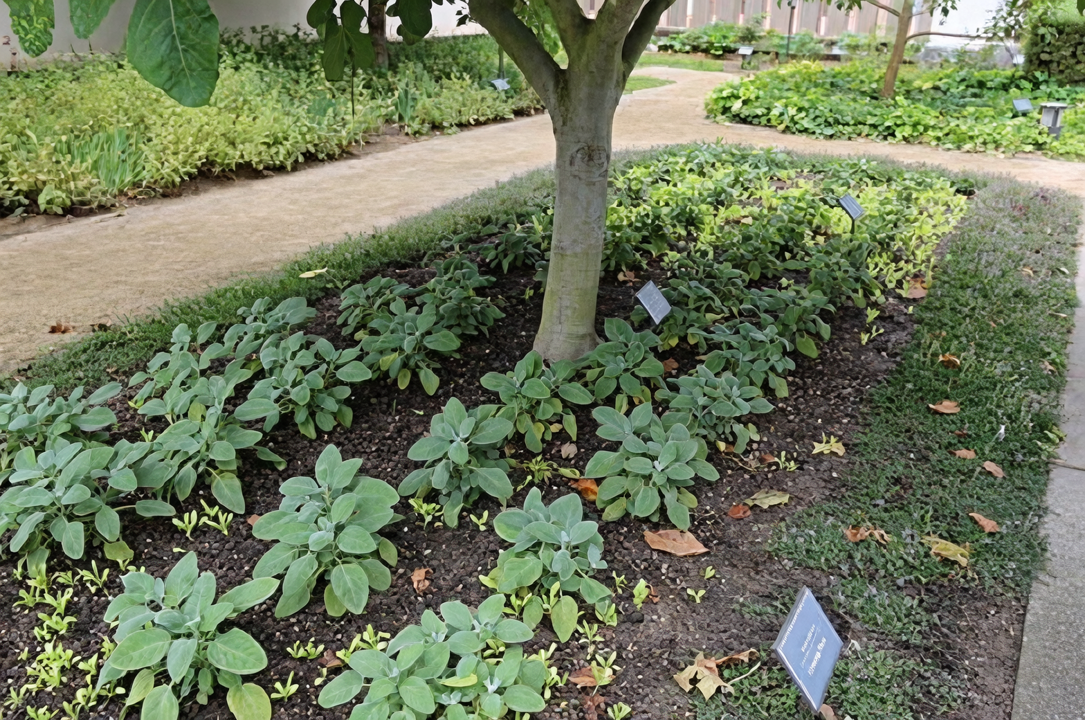 ancient Roman herb garden