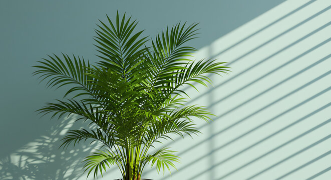 areca palm near window
