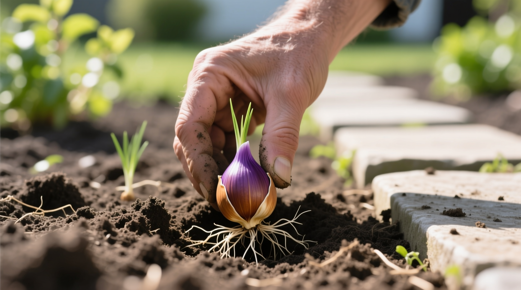 saffron corms planting protection