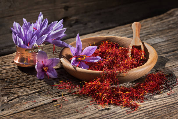 saffron crocus table centerpiece