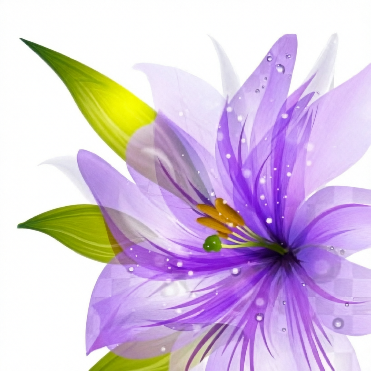 saffron crocus with oxeye daisy border