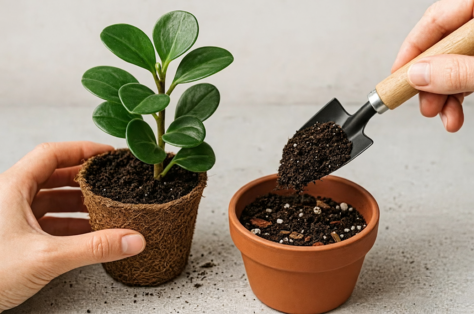 peperomia obtusifolia soil mix perlite