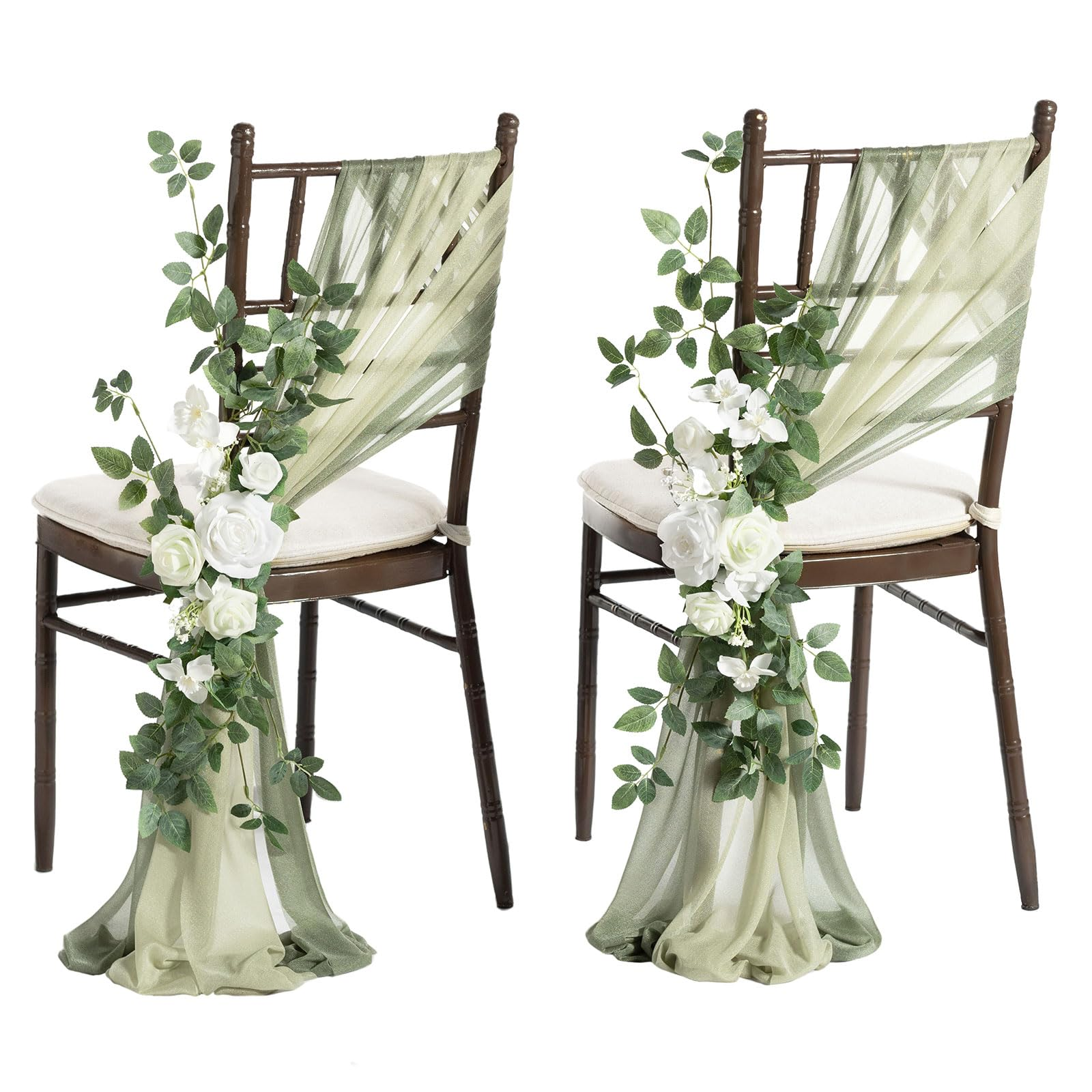 agapanthus wedding aisle decoration