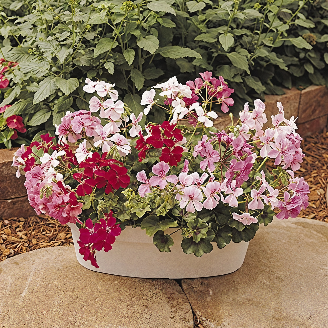 zonal geranium repotting gritty mix