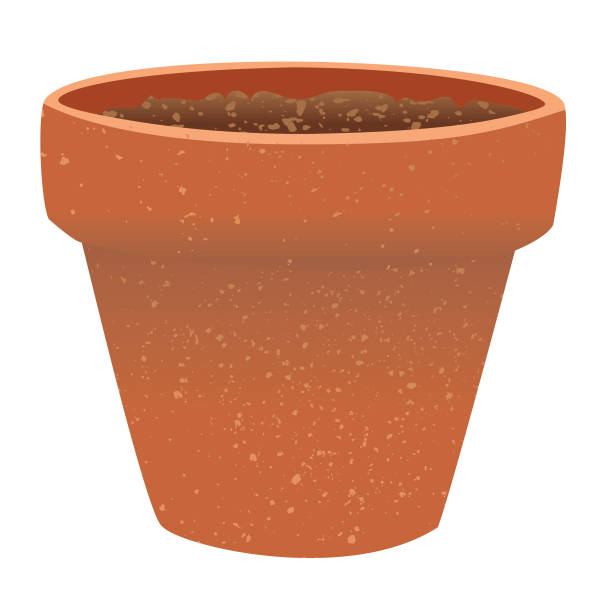 geranium pot drainage layer clay pebbles