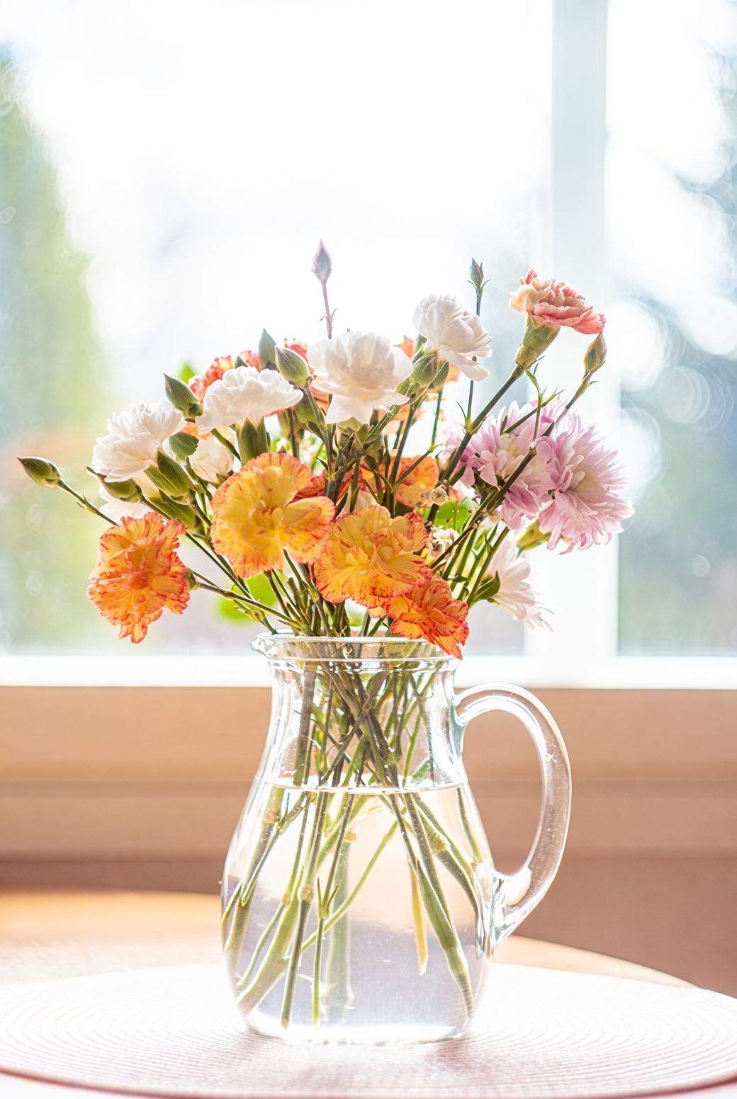 lupine cut flowers vase