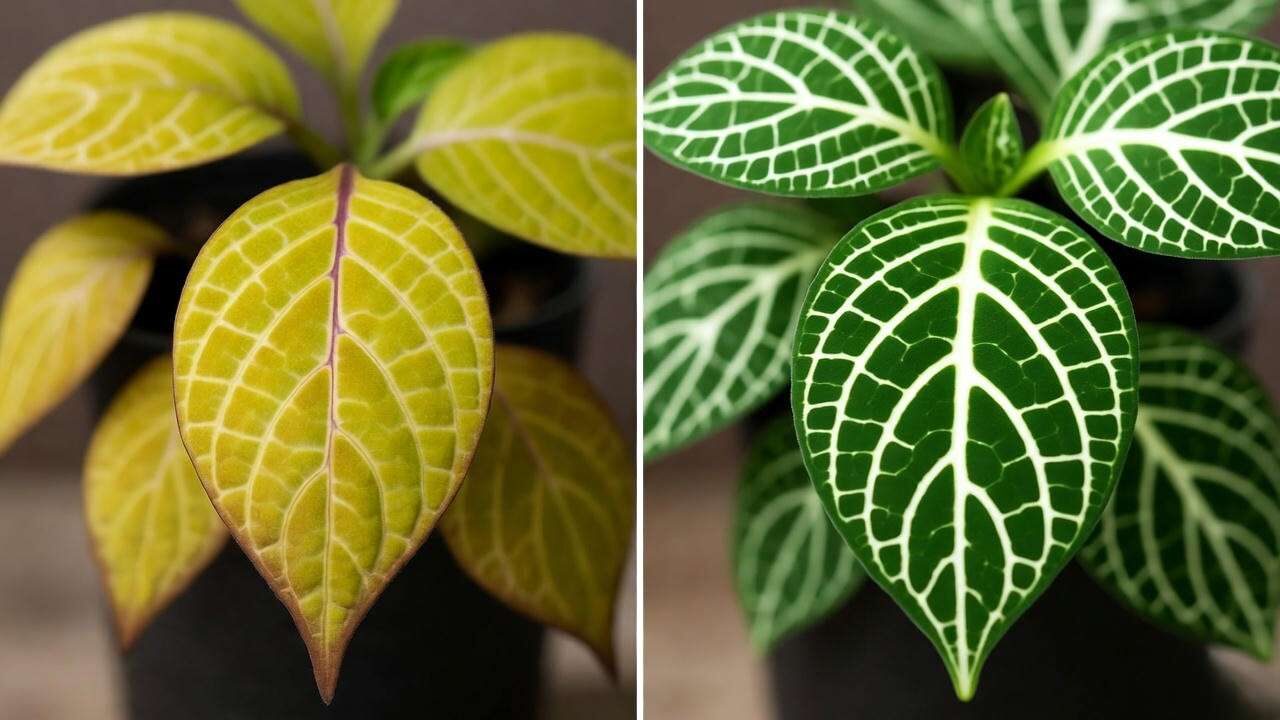 fittonia drooping leaves recovery