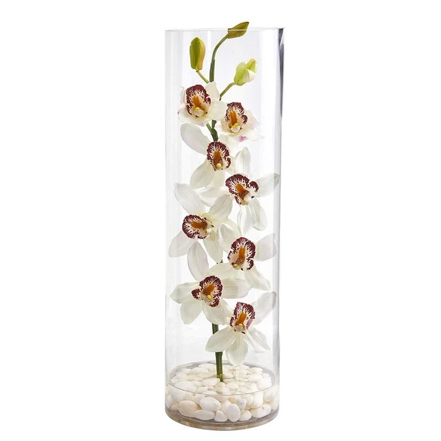 cymbidium spike tall narrow vase