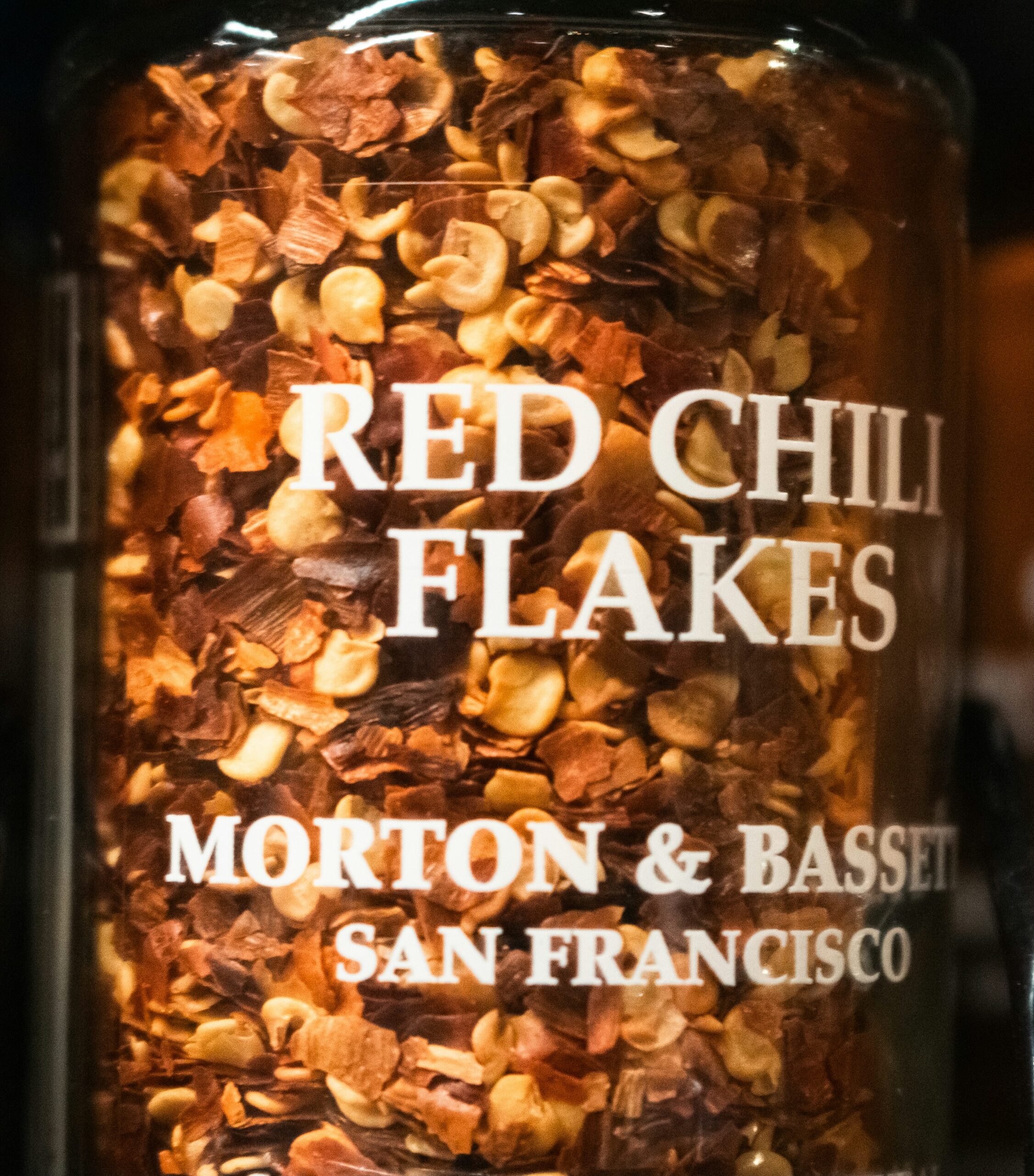 ornamental pepper chili flakes jar
