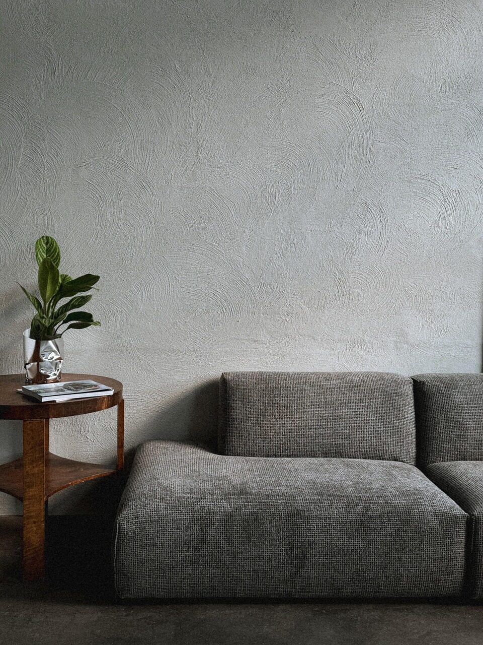maidenhair fern side table minimal