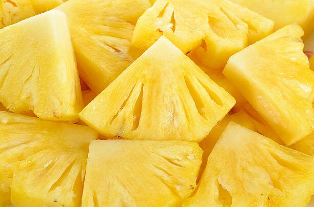pineapple spiral eyes close-up