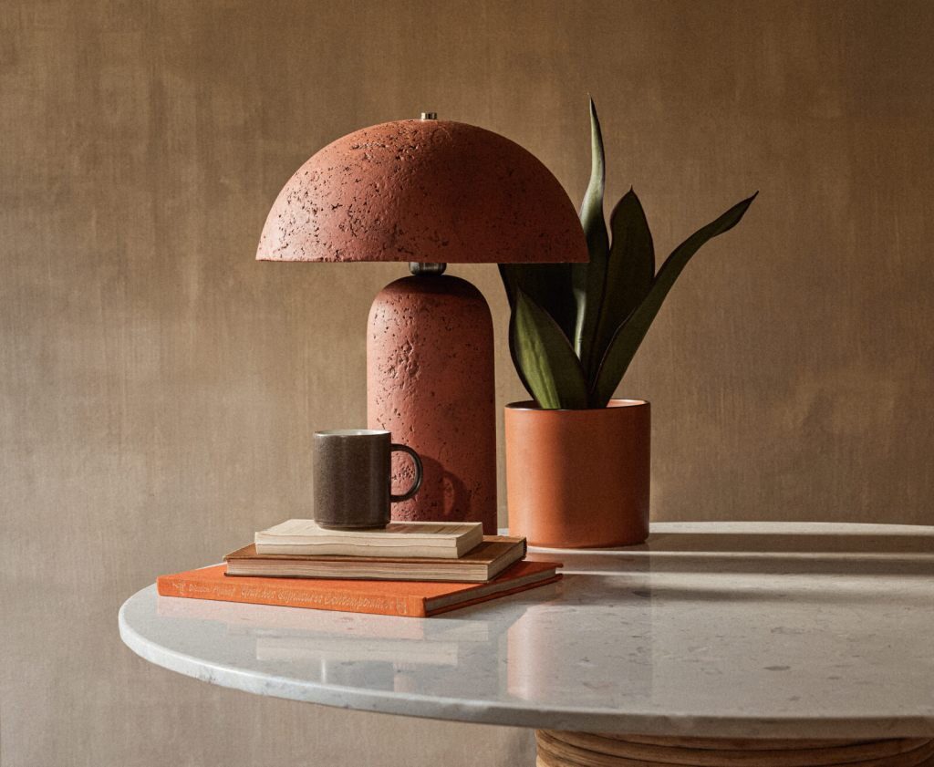 pineapple terracotta pot living room