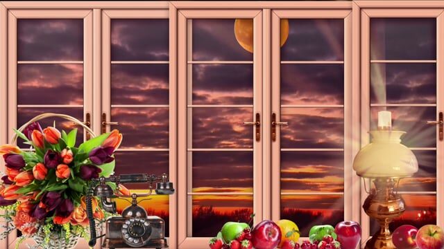 succulent cool window night