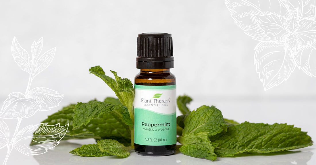 peppermint diffuser by open window
