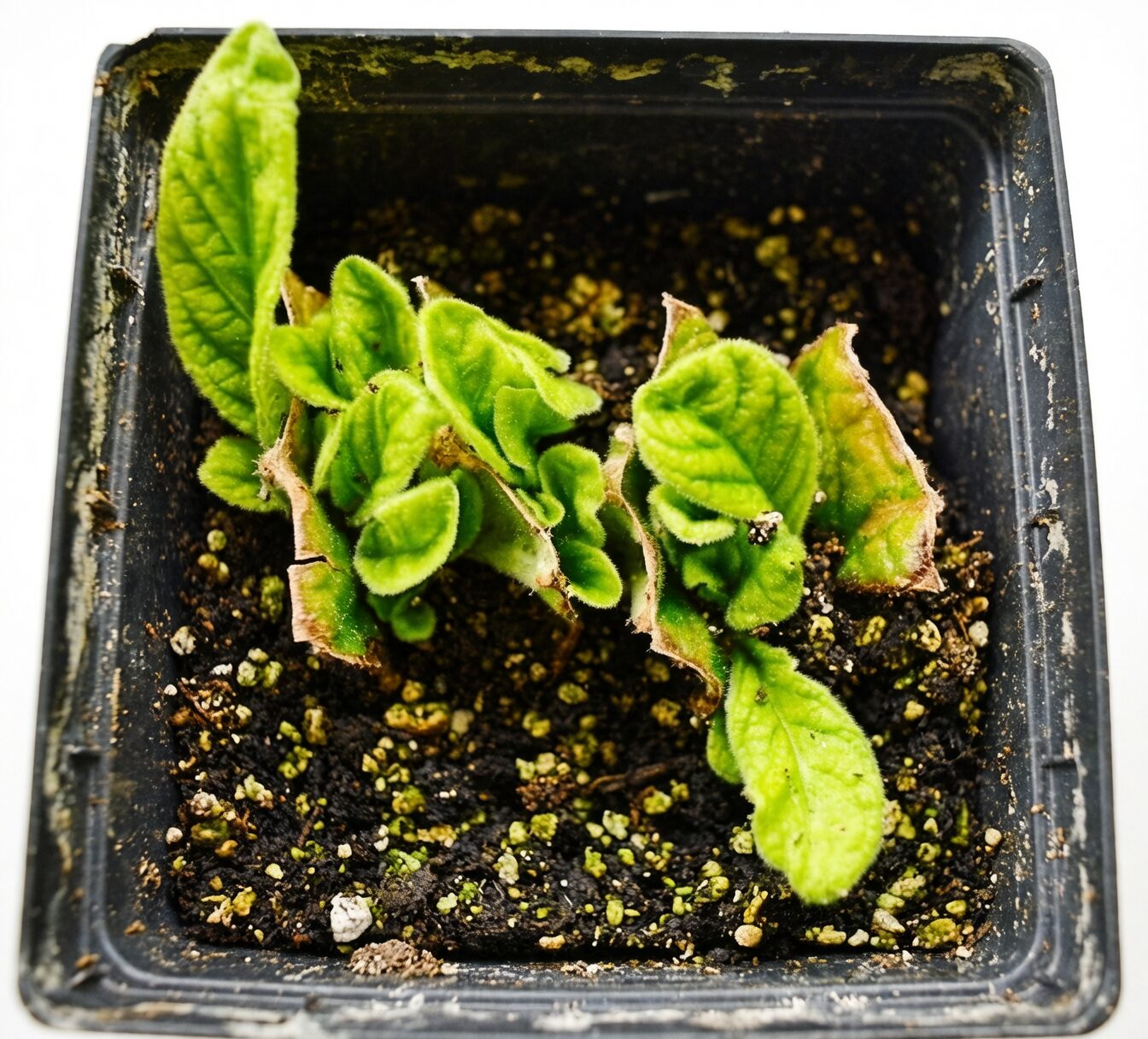streptocarpus fan cut propagation
